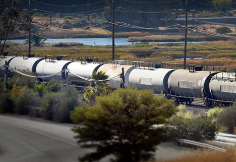 Karin Argoud reports on the increase in crude oil traveling through nearby parts of the Bay Area