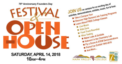 Dr. Ron Kraft & Scott Allen talk about the upcoming (4/14) Napa Valley College day long Open House. 